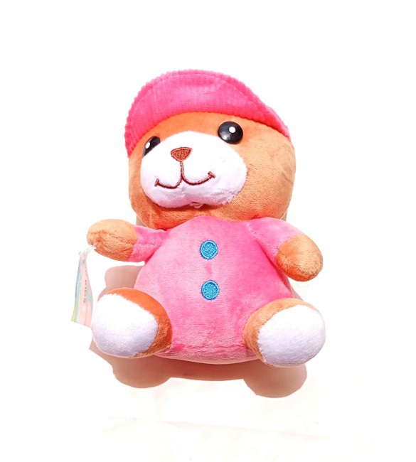 Pelúcia ursinho Marrom 20 cm -pop kids